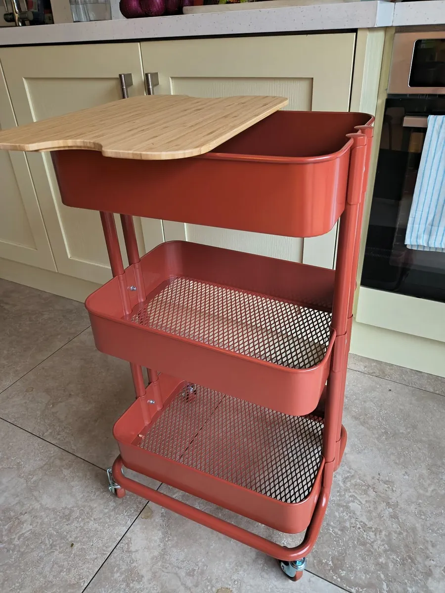 IKEA Trolley with Chopping Board - Image 3