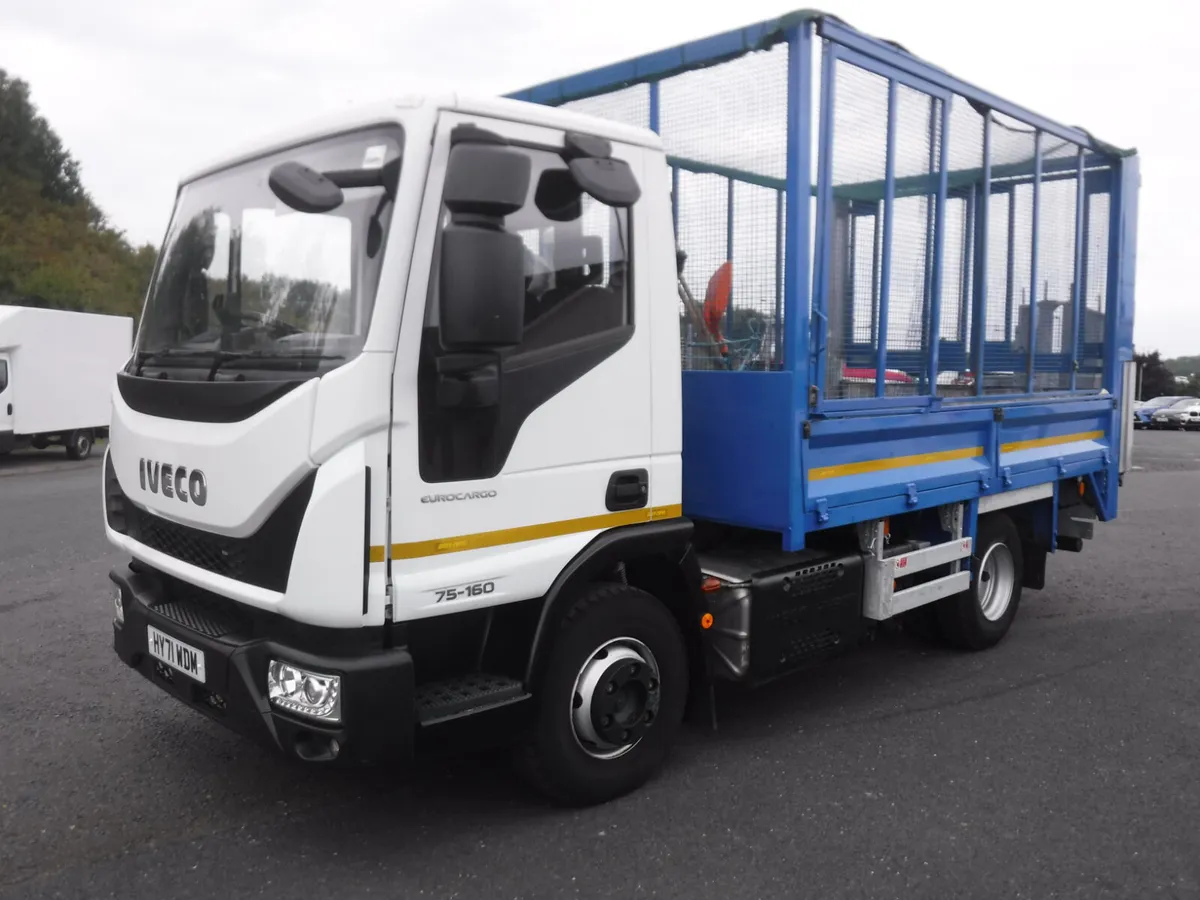 Iveco 75-160 7500kg double dropside tipper.28000mi - Image 2