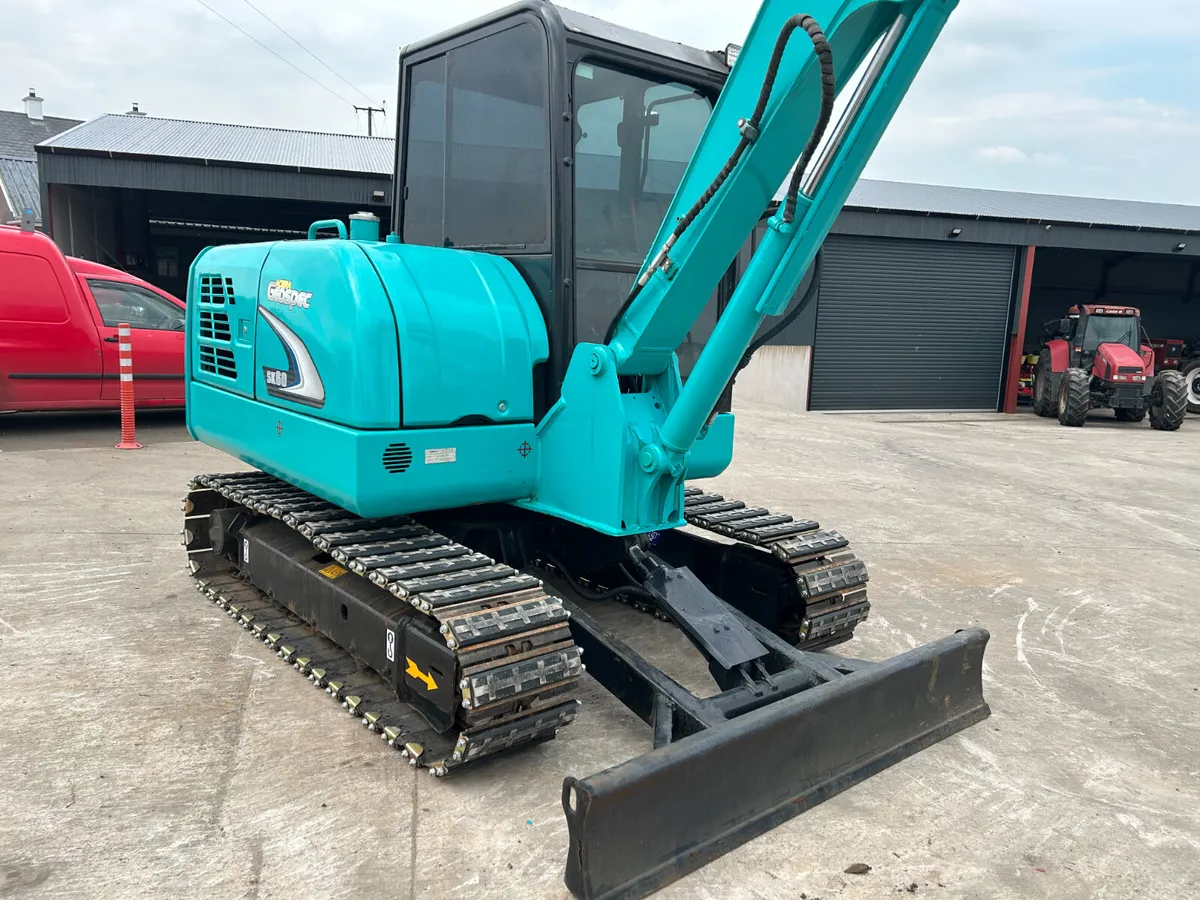 2017 Kobelco SK 60-8 C/W Rubber Track Pads - Image 2