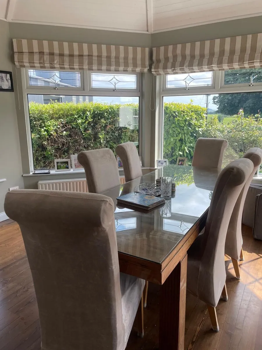 Dining room table and chairs