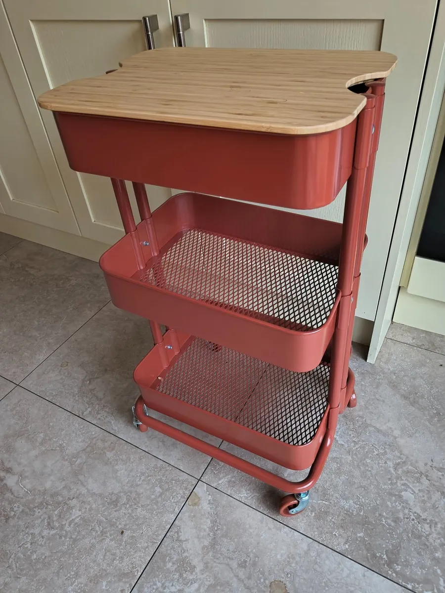IKEA Trolley with Chopping Board - Image 2