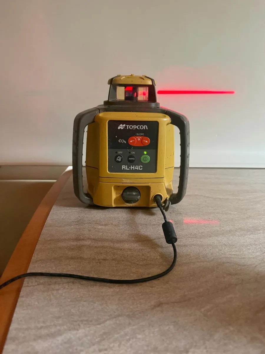 Topcon rl h4c self levelling rotary laser - Image 2