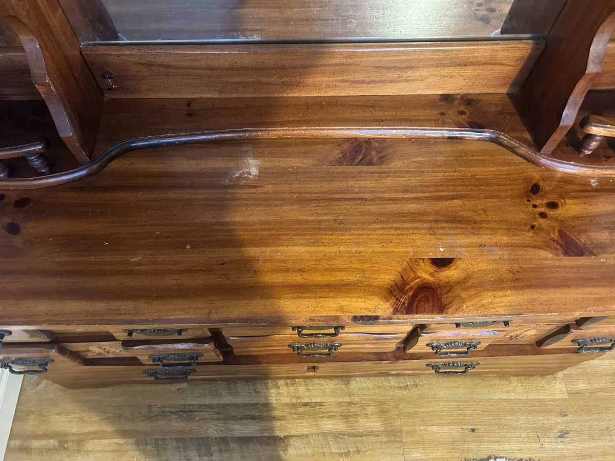 American Oak wood dresser - Image 4