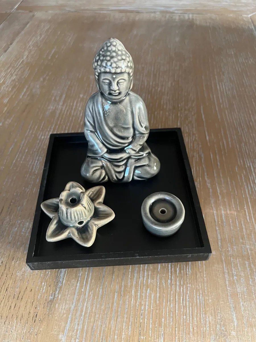 Incense burner set with incense sticks - Image 2