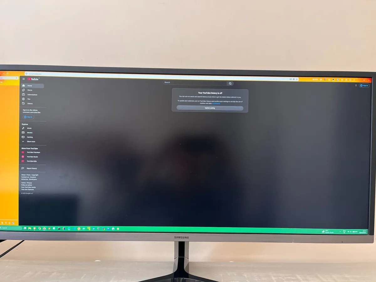 Samsung 34 inch Ultra Wide LED Monitor - Image 1