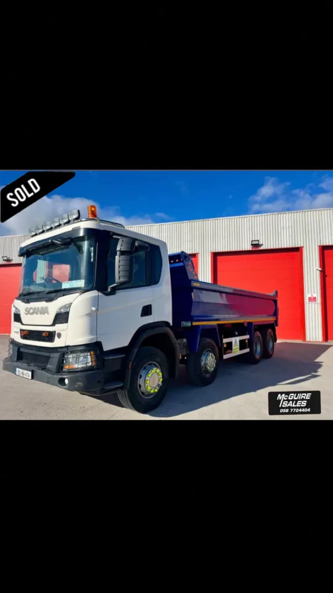 2019 Scania P410 XT 8x4 Tipper - Image 1