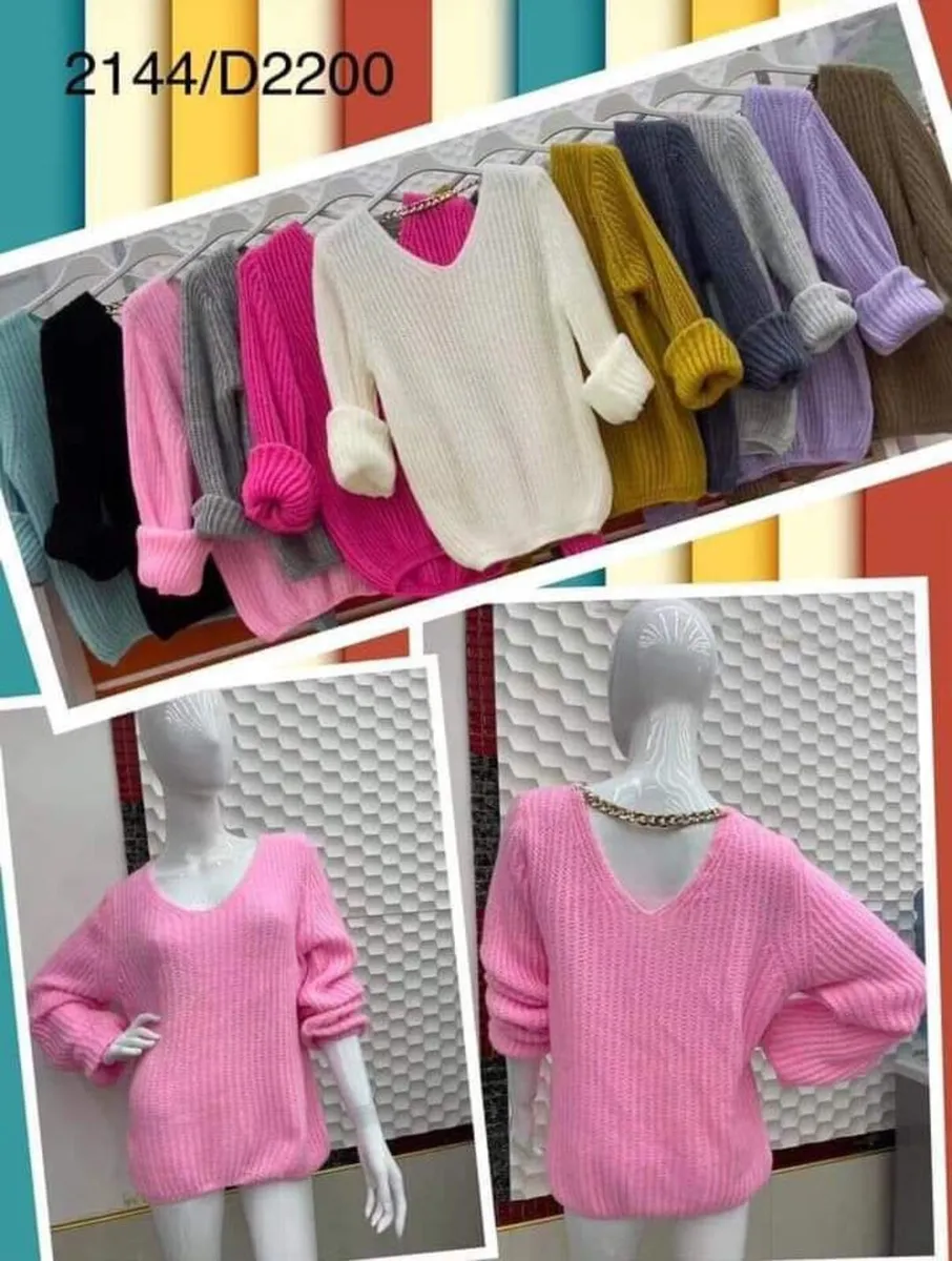 Sweater with golden chain 6-12 size - Image 2