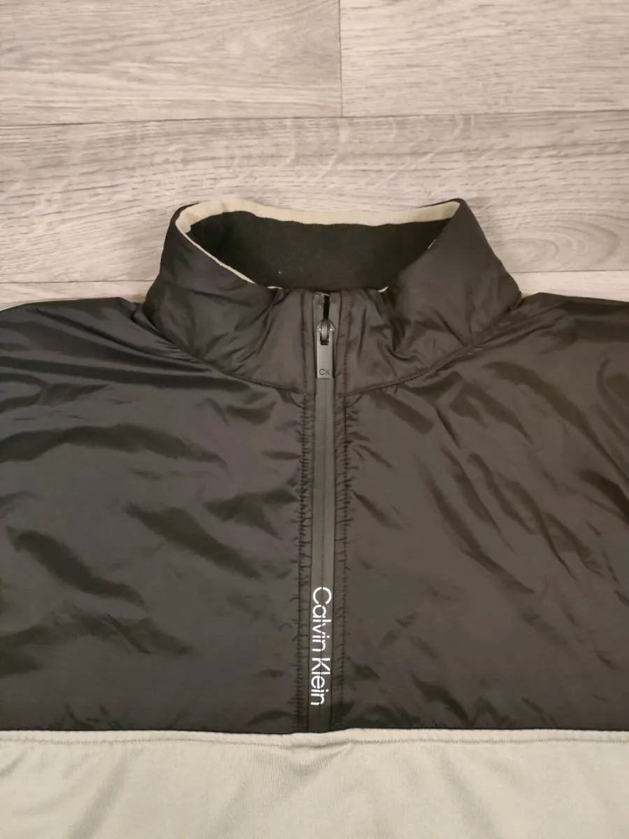 CK Calvin Klein Golf Half Zip Jumper Mens Large - Image 3