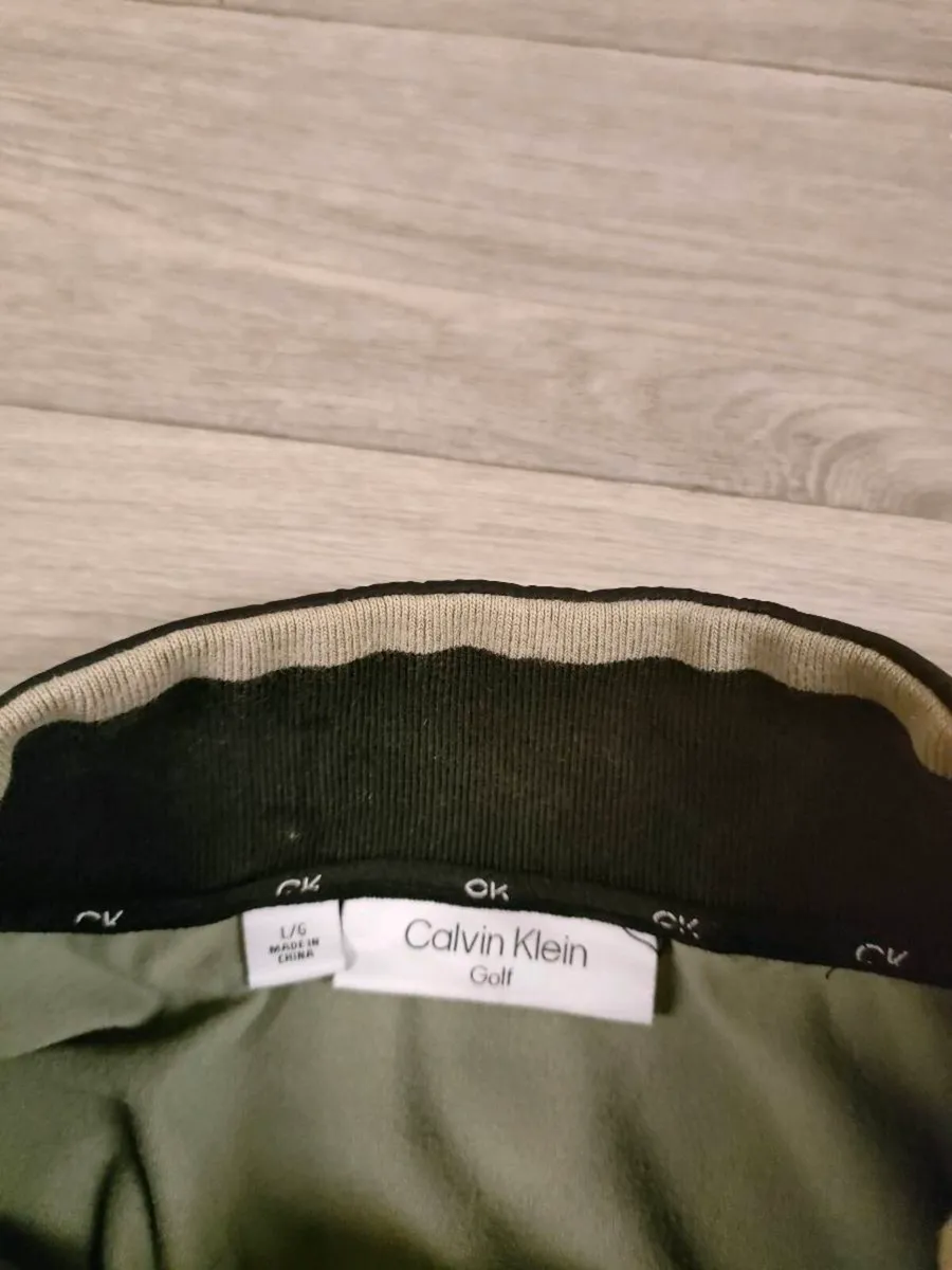 CK Calvin Klein Golf Half Zip Jumper Mens Large - Image 4