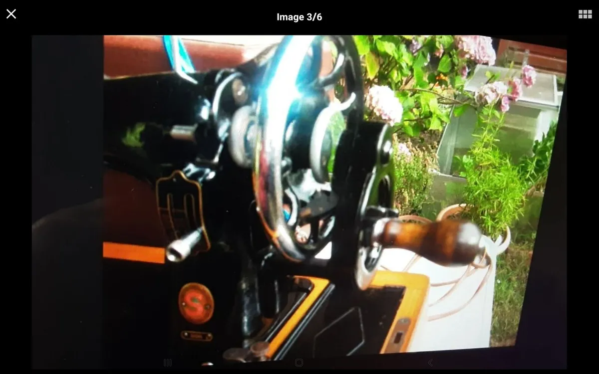 SINGER RED S 99K SEWING MACHINE RARE - Image 4