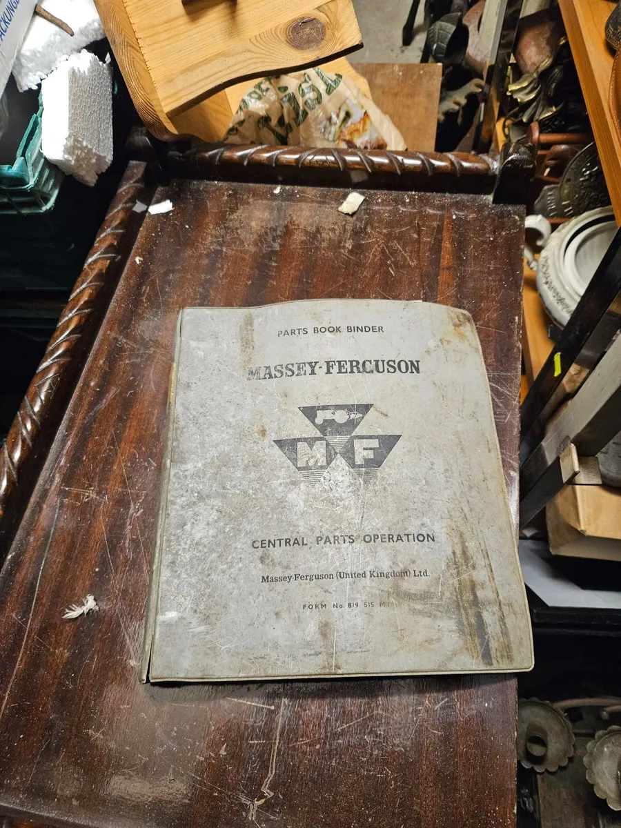 Vintage Massey Ferguson Parts Manual - Image 1