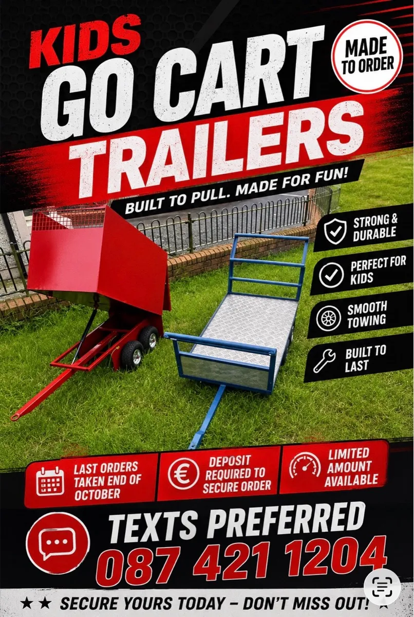 Kids go cart trailers - Image 1