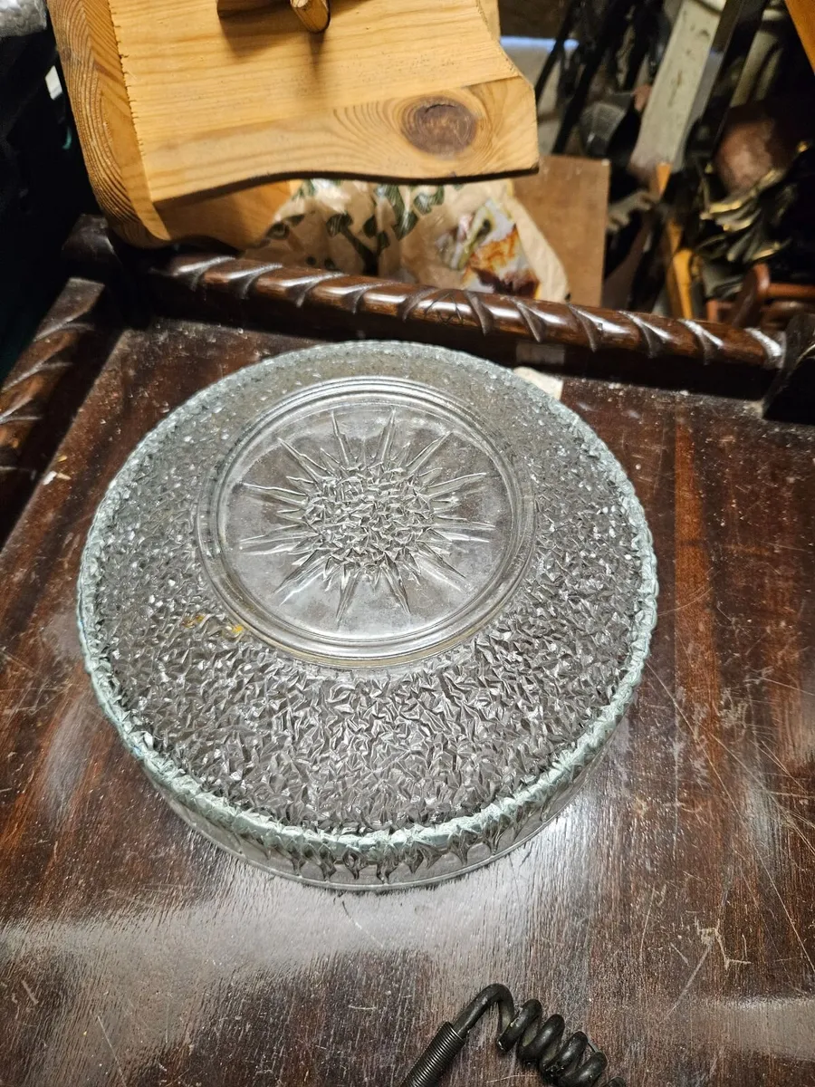 Vintage Glass Bowl - Image 3