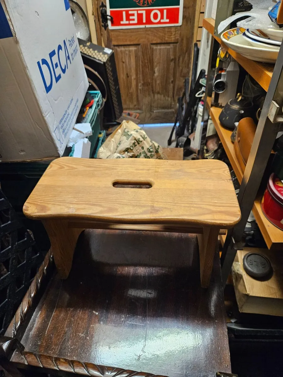 Pine Foot Stool - Image 1