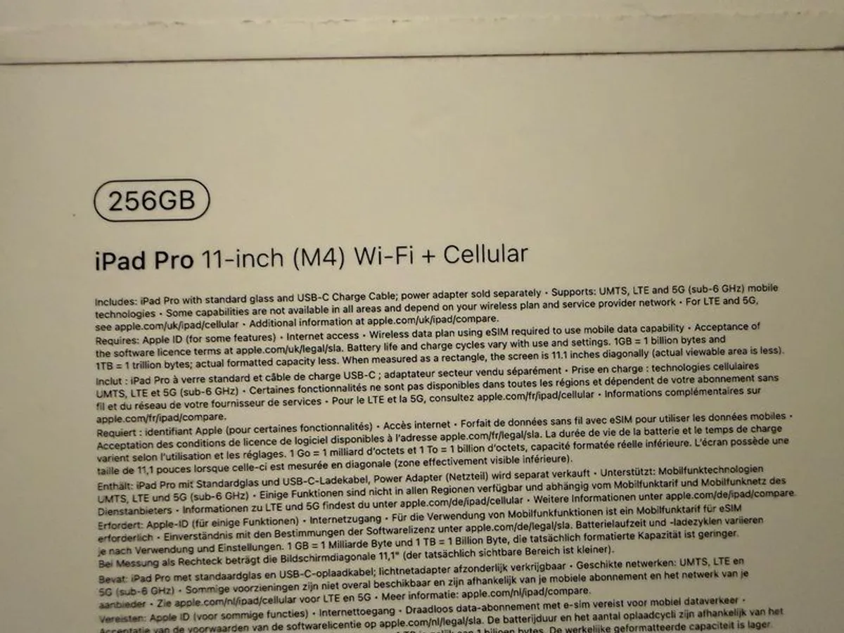 iPad Pro 11" M4 256gb - Image 4