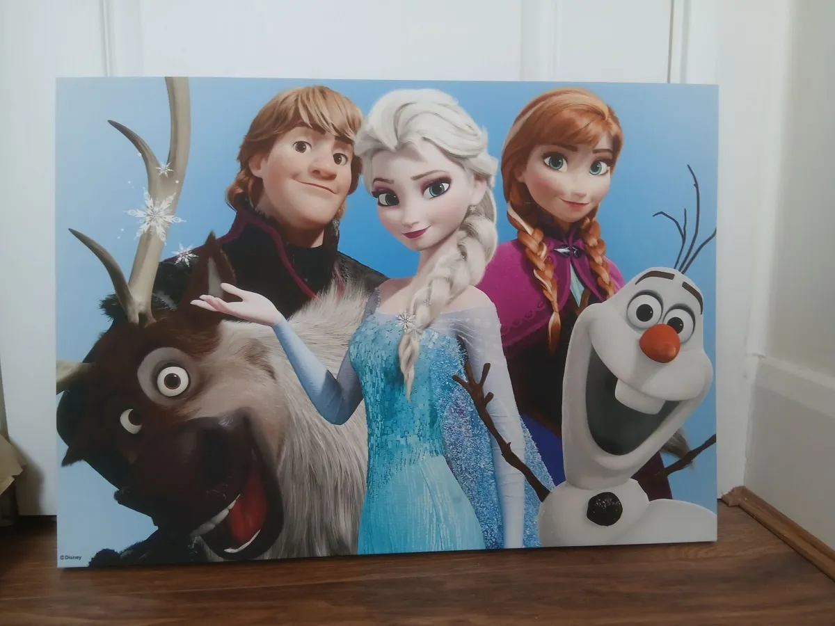 Frozen, elsa and anna -Large canvas picture - Image 1