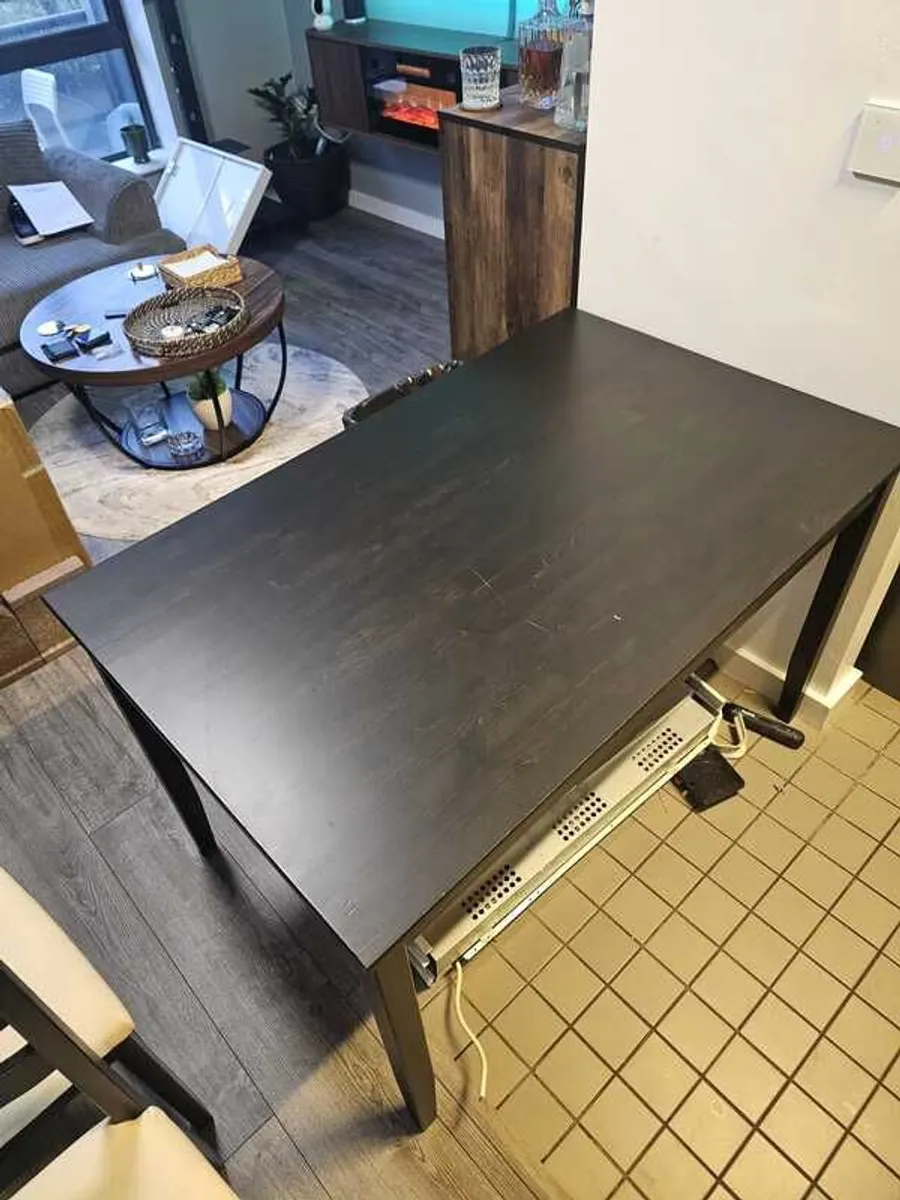 IKEA LERHAMN Dining Table + 4 Chairs - Image 3