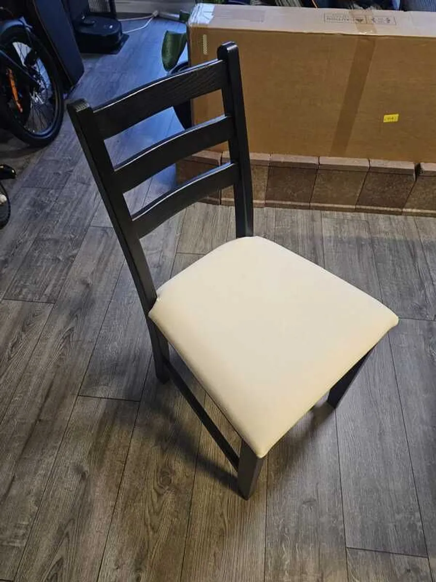 IKEA LERHAMN Dining Table + 4 Chairs - Image 2