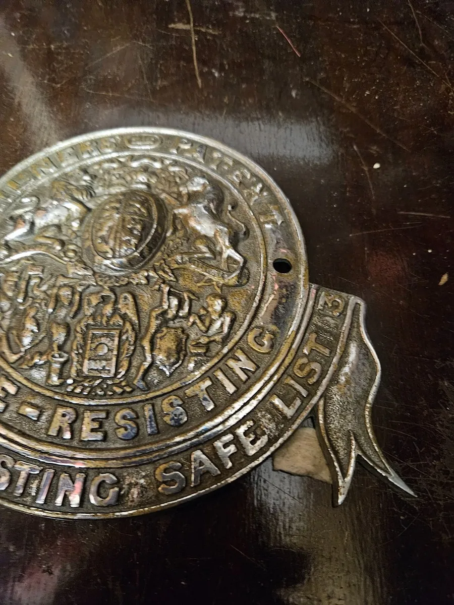 Vintage Milners Safe Plate - Image 2