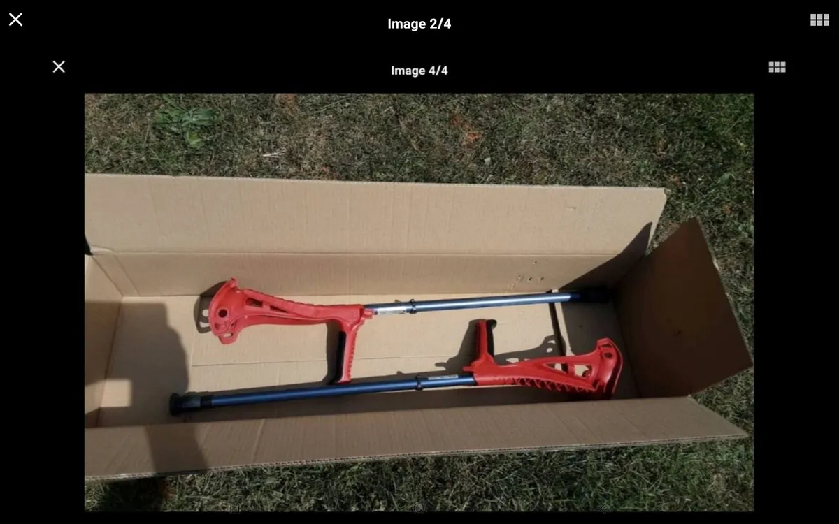 PAIR OF NEW CRUTCHES - Image 2