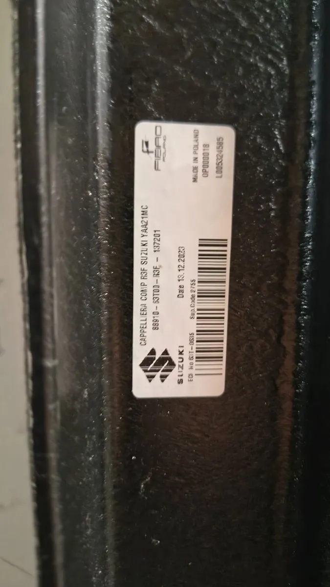 Genuine Suzuki Swift (2005-2011) Rear Parcel Shelf - Image 1
