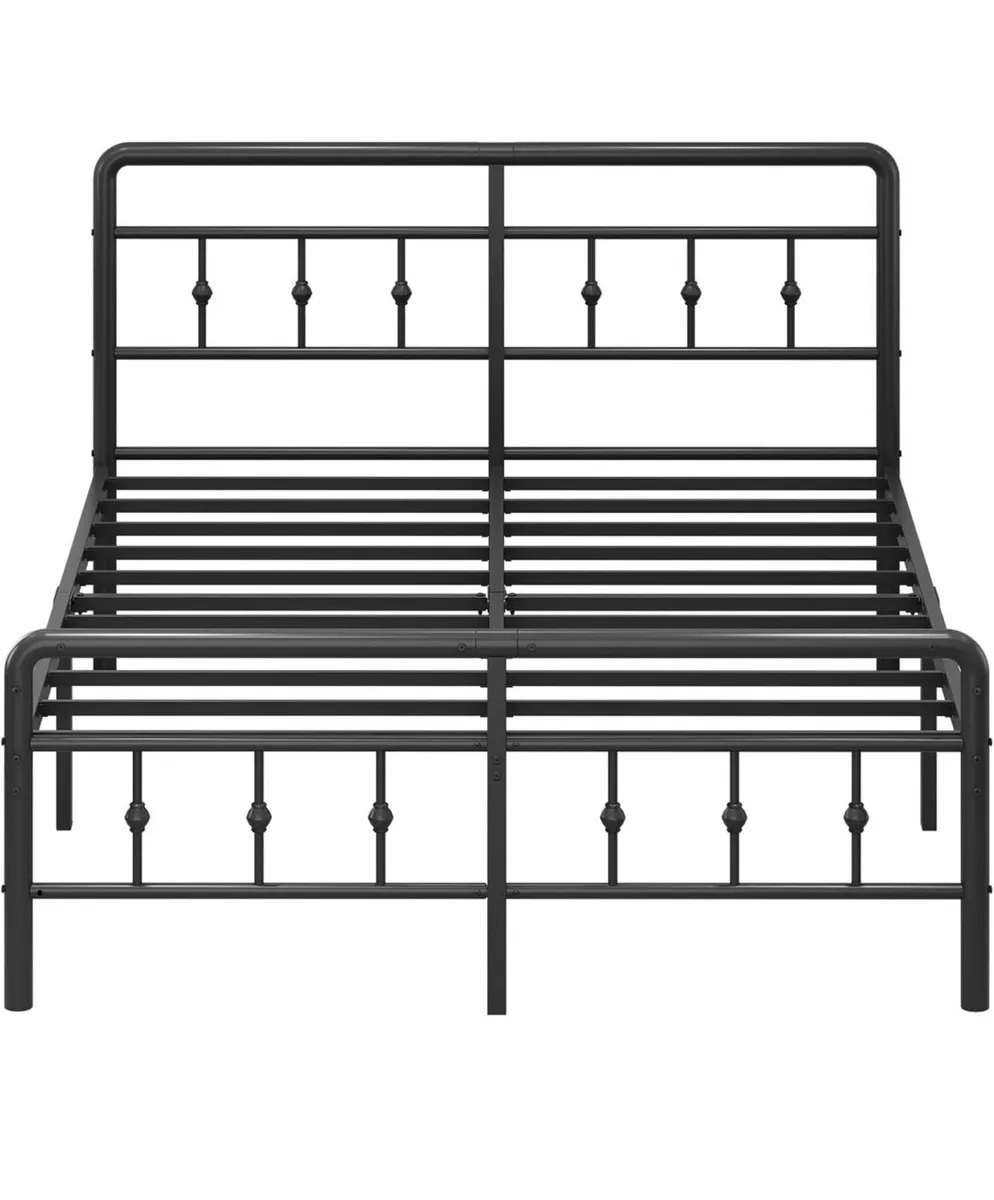 King Size Bed Frame with Victorian Headboard, 150 - Image 4