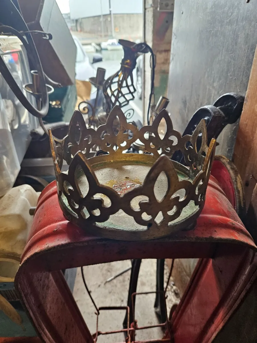 Vintage Brass Stand - Image 1