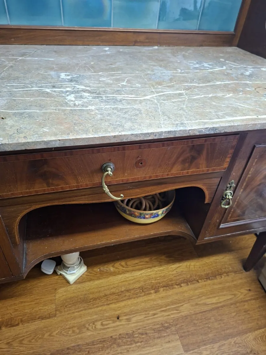 Edwardian c.1910 Mahogany Inlaid with Satinwood wa - Image 4