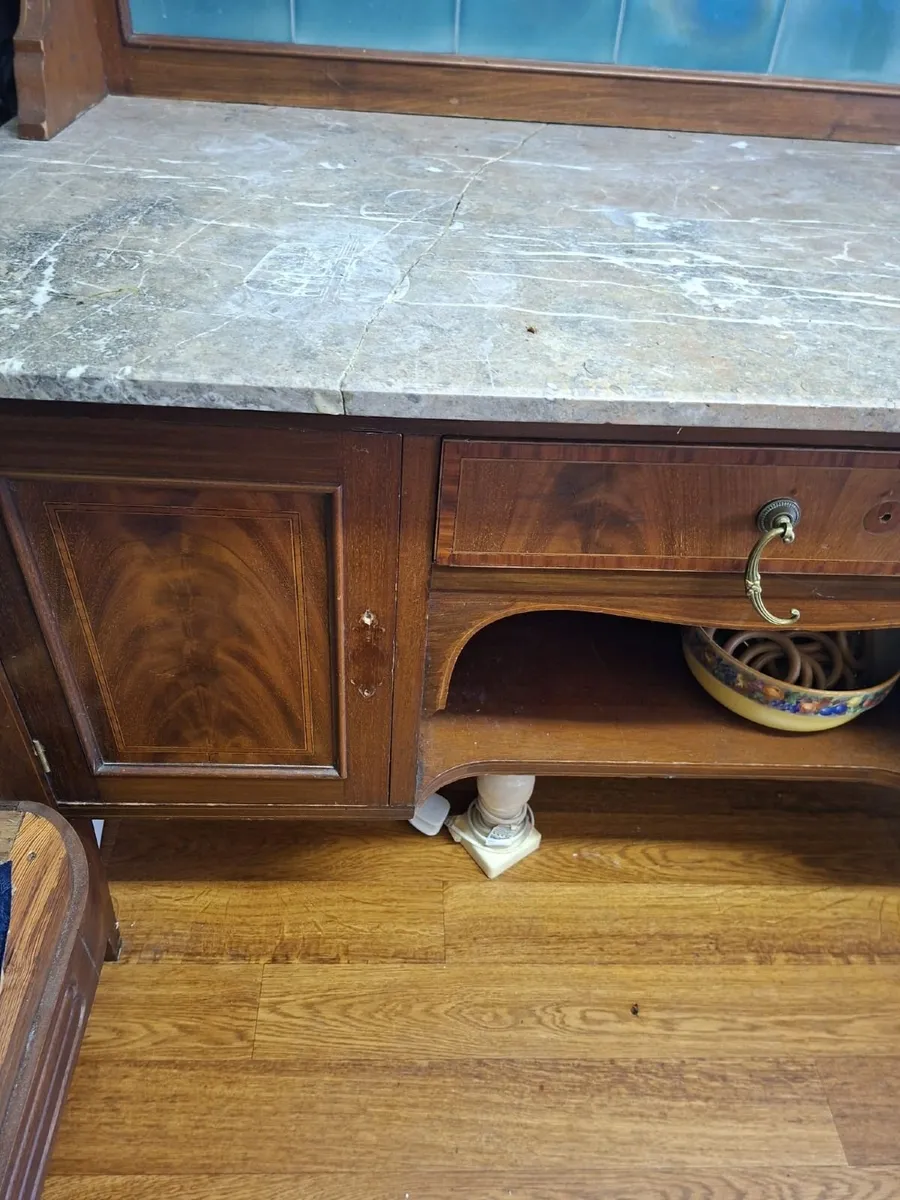 Edwardian c.1910 Mahogany Inlaid with Satinwood wa - Image 2