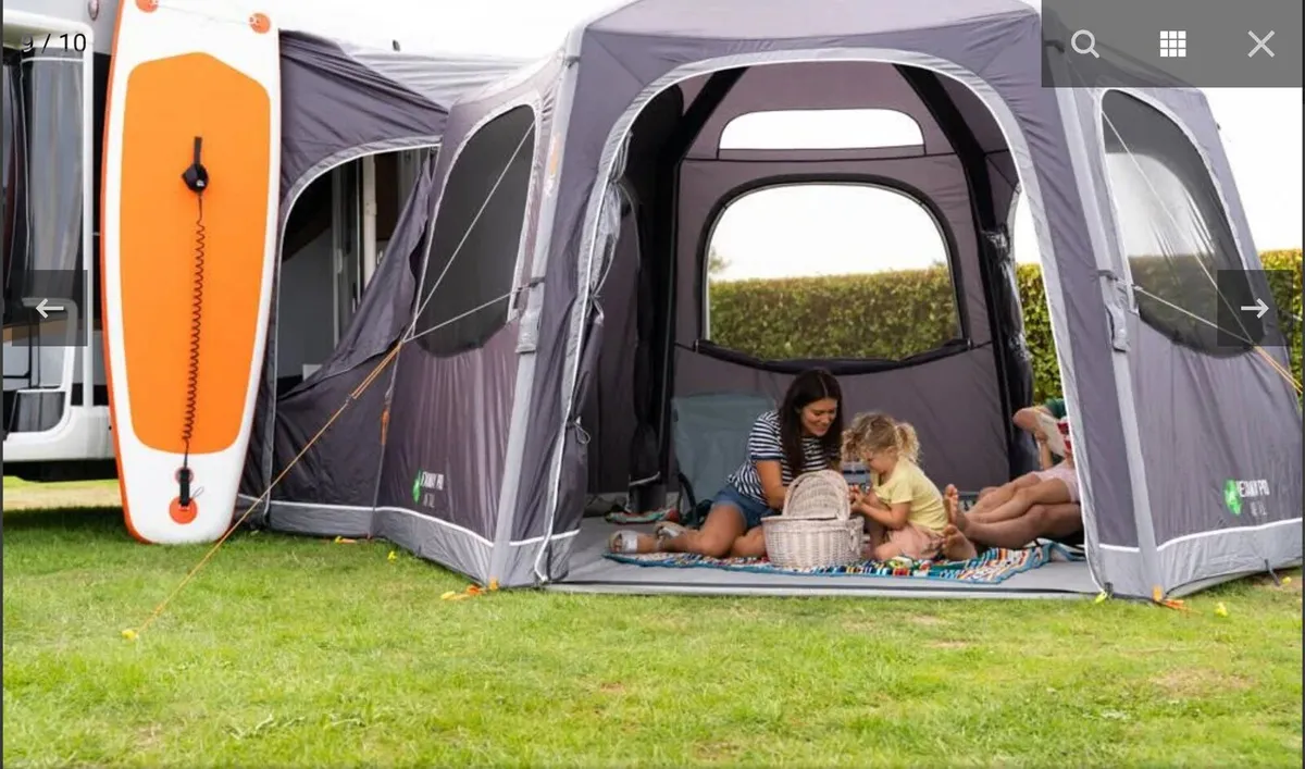 Hexaway pro air (tall) Drive away awning - Image 1