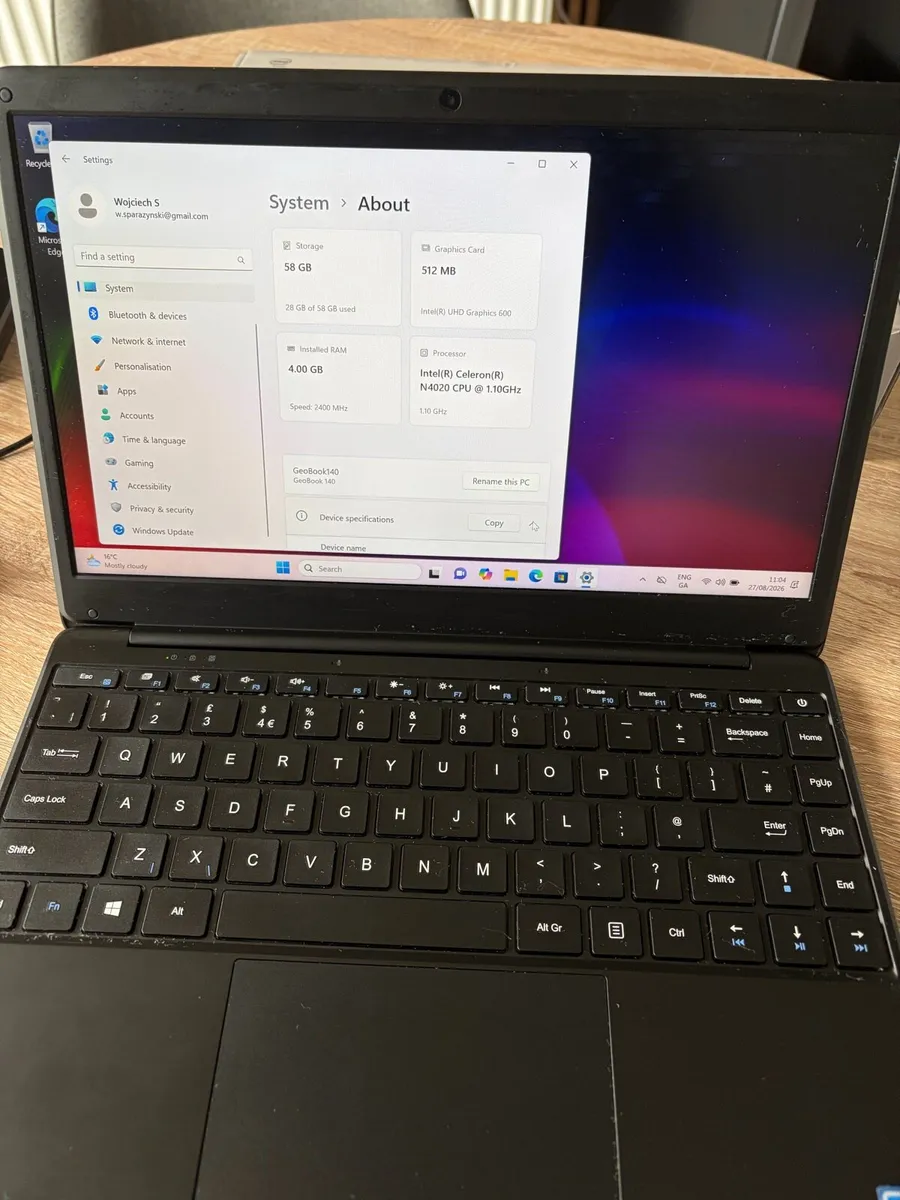 Laptop GEO Geobook 140 14.1” - Image 4