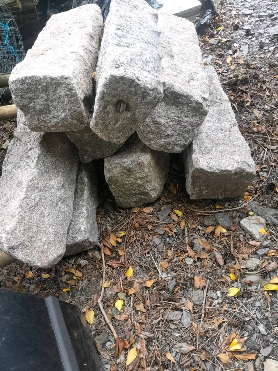 5 and half to 6 foot granite posts