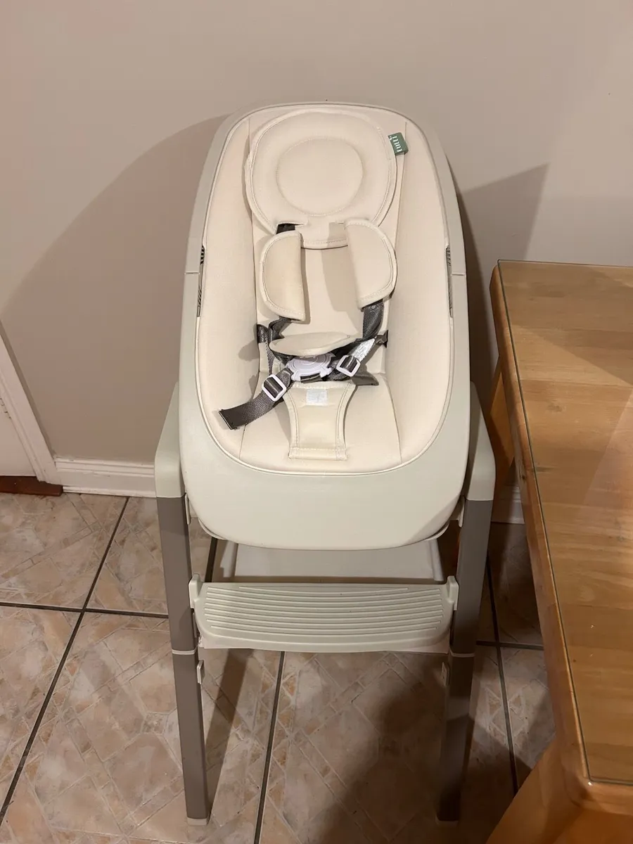 Tutti Bambino High Chair & Rocker - Cream - Image 1