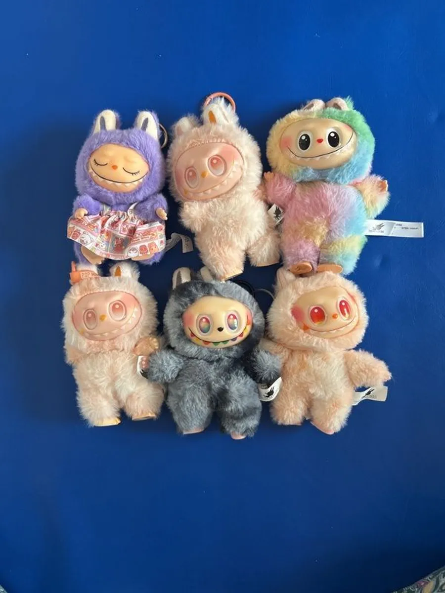 6 Labubu PopMart Dolls - Image 1