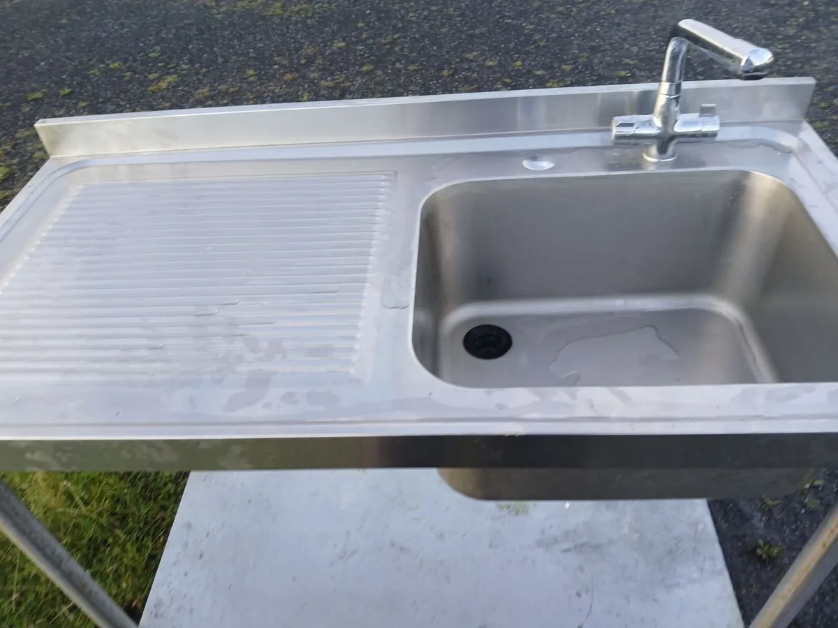 Staneless steel cabbinet sink unit complete - Image 3