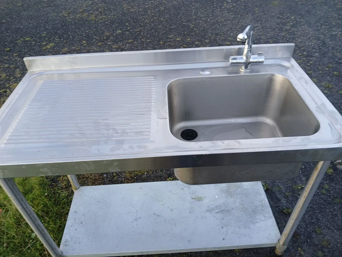 Staneless steel cabbinet sink unit complete - Image 4