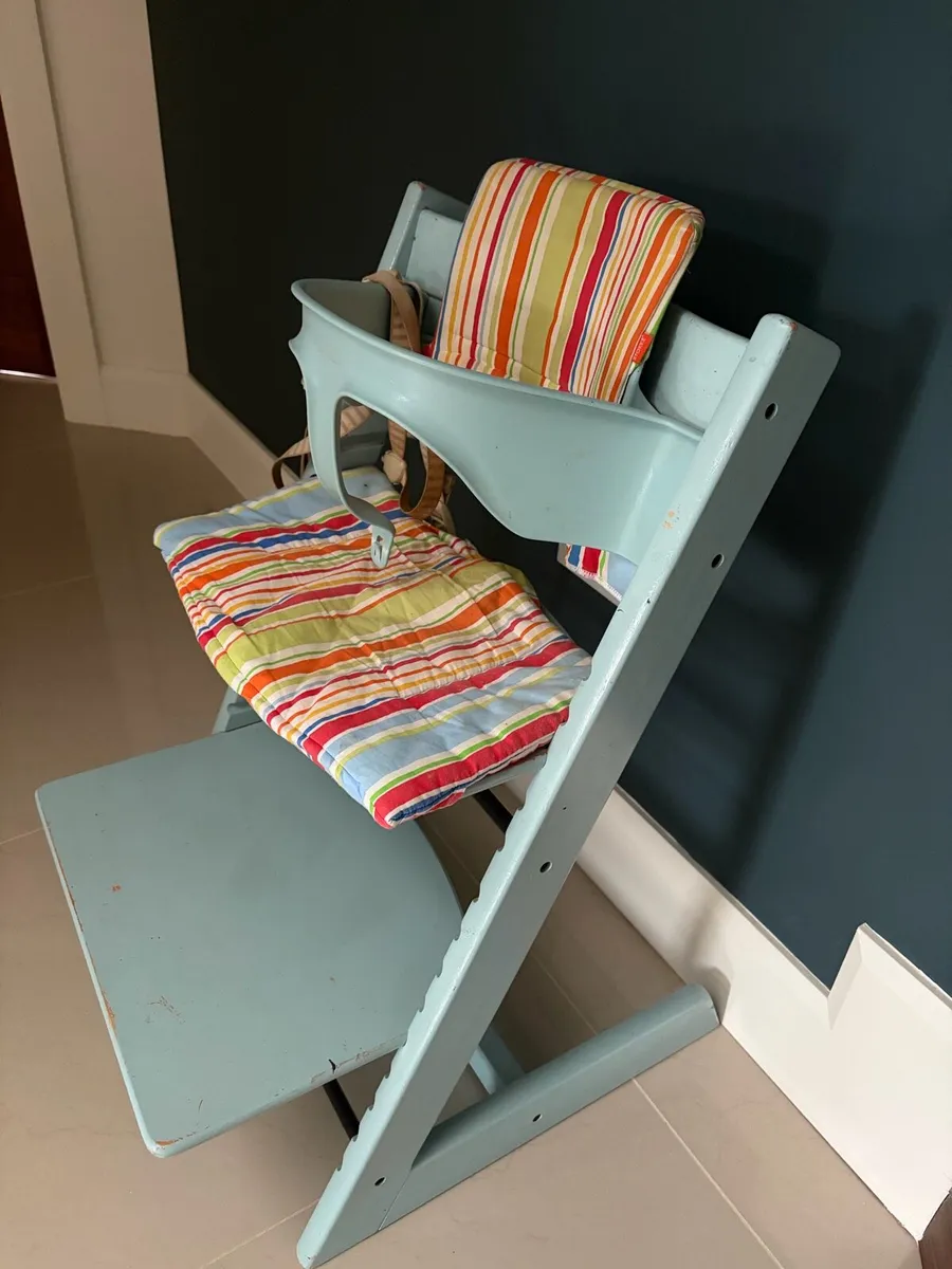 Tripp Trapp Chair - Teal Blue - Image 1