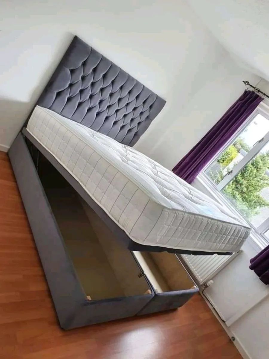 Divan Ottoman Base Bed With Storage + Mattress Opt - Image 2