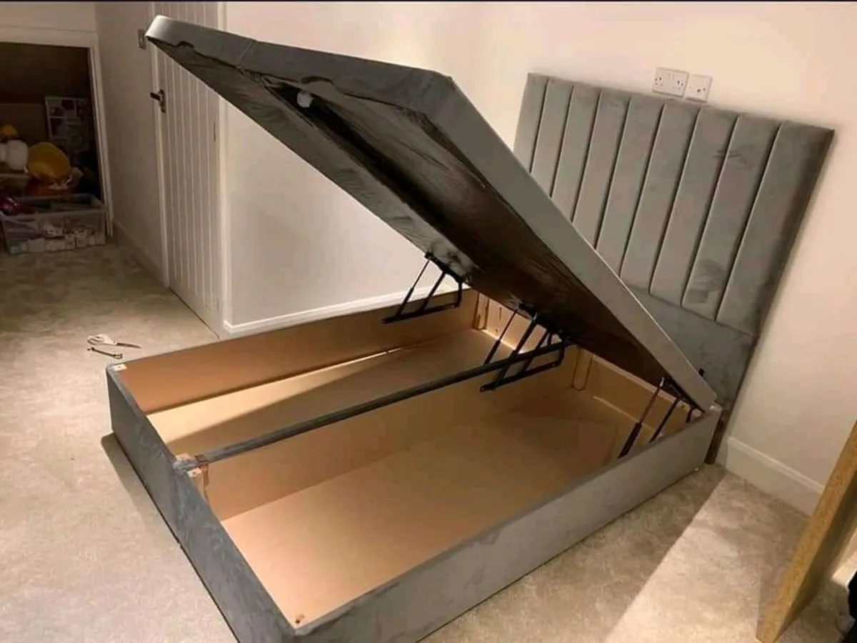 Divan Ottoman Base Bed With Storage + Mattress Opt - Image 3