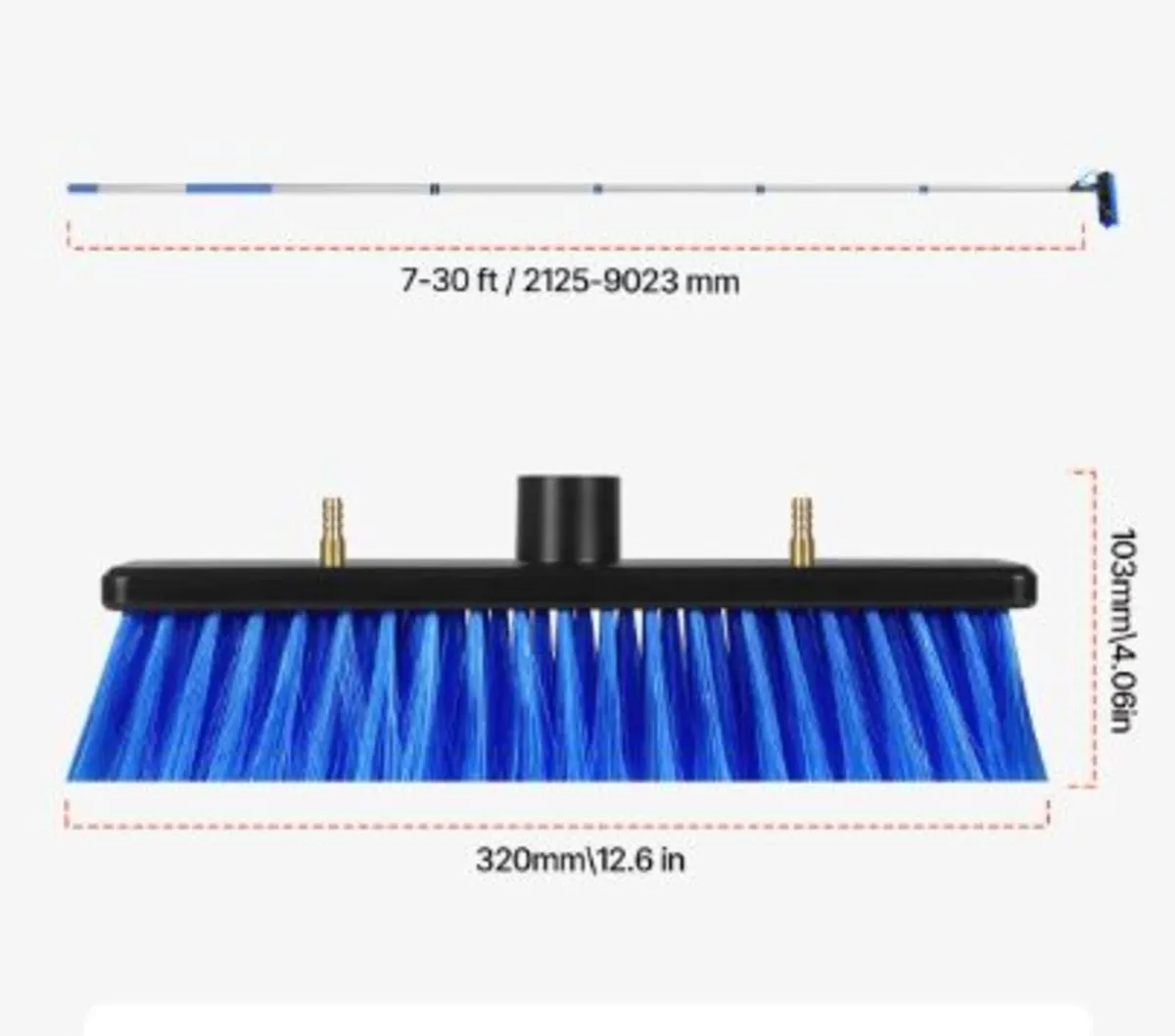 Water Fed Pole Kit, 9m Solar Panel Cleaning Pole - Image 4