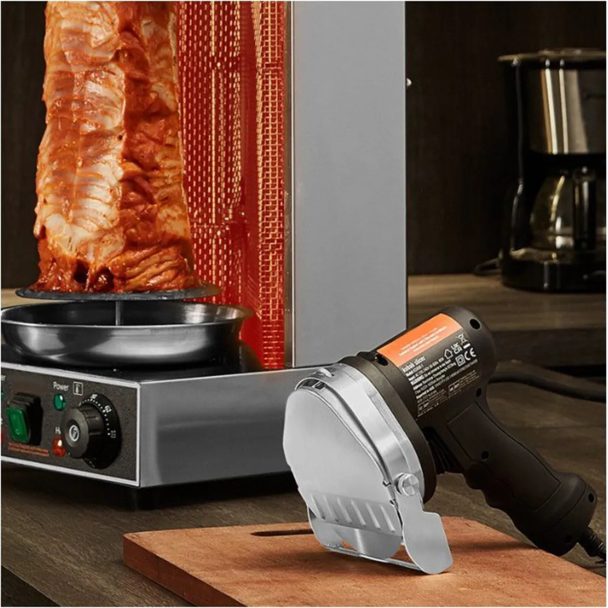 Electric Wired Turkish Barbecue Knife+2Plane Blade - Image 2