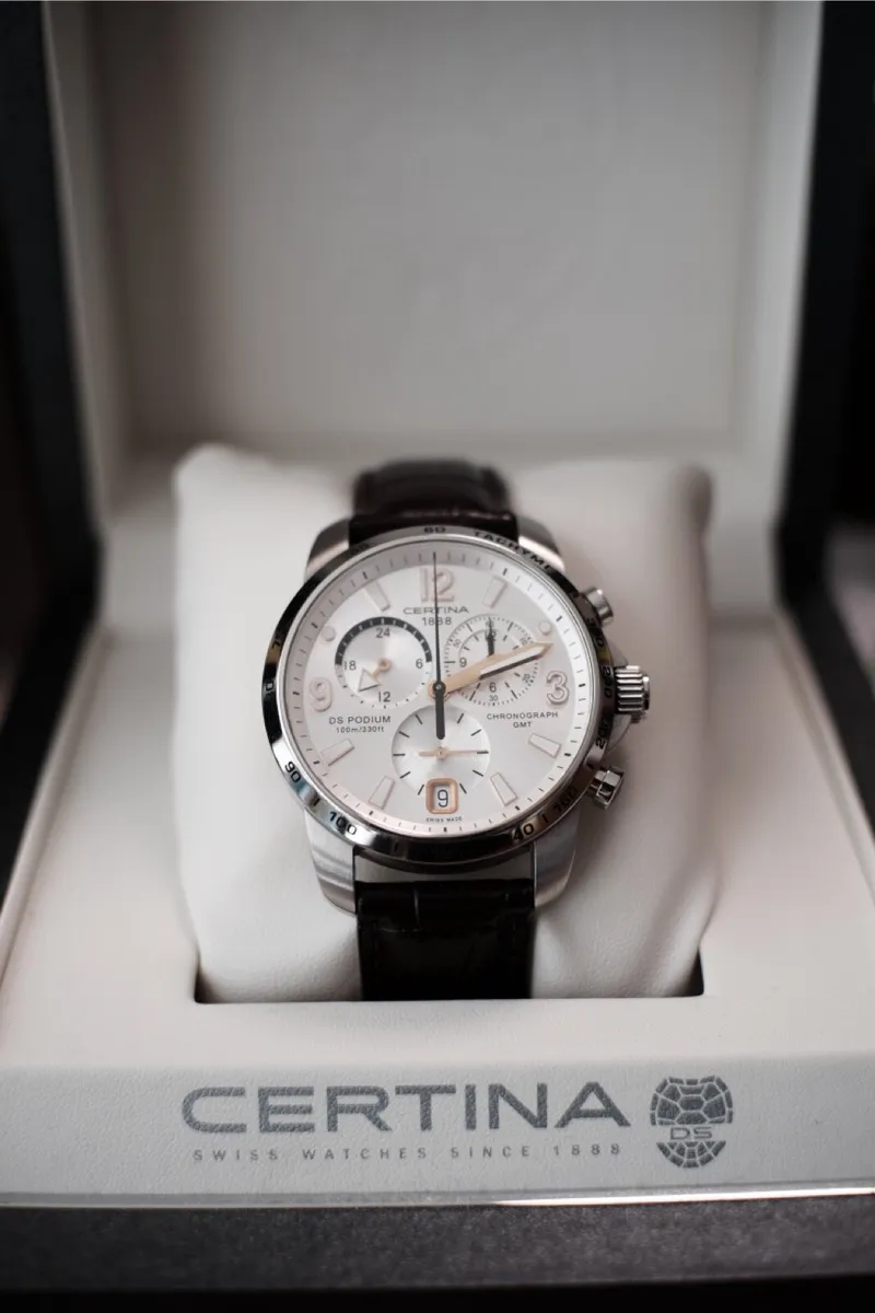 Certina Watch DS Podium Big Size Chrono GMT Quartz - Image 1