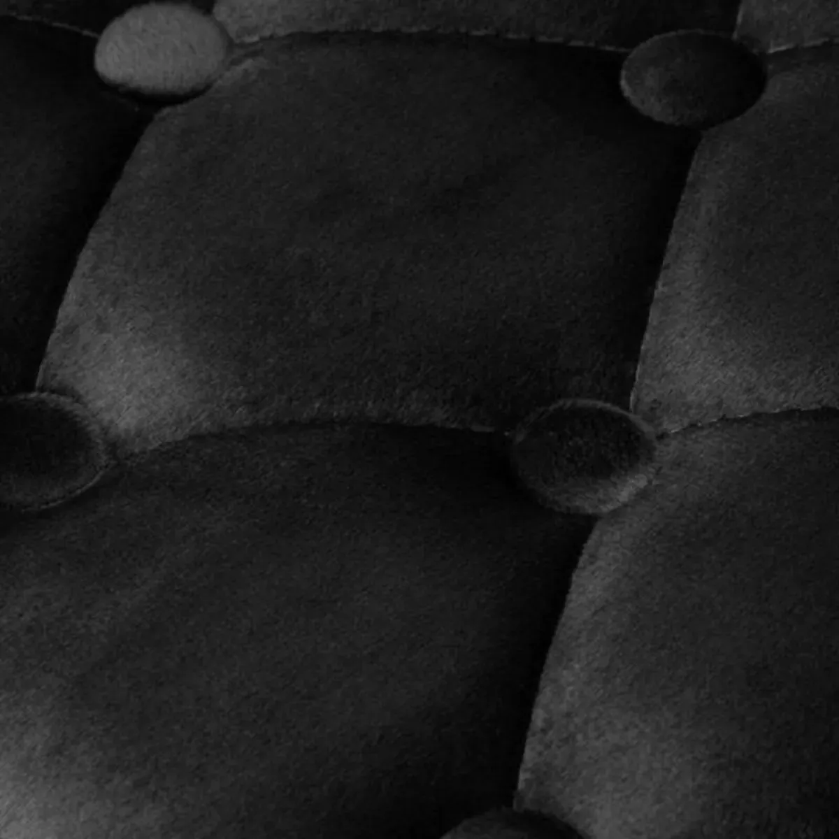 Black velvet swivel chair - Image 2