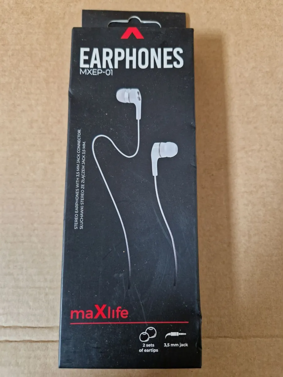 NEW Maxlife Wired Earphones MXEP-01 jack 3.5mm - Image 1
