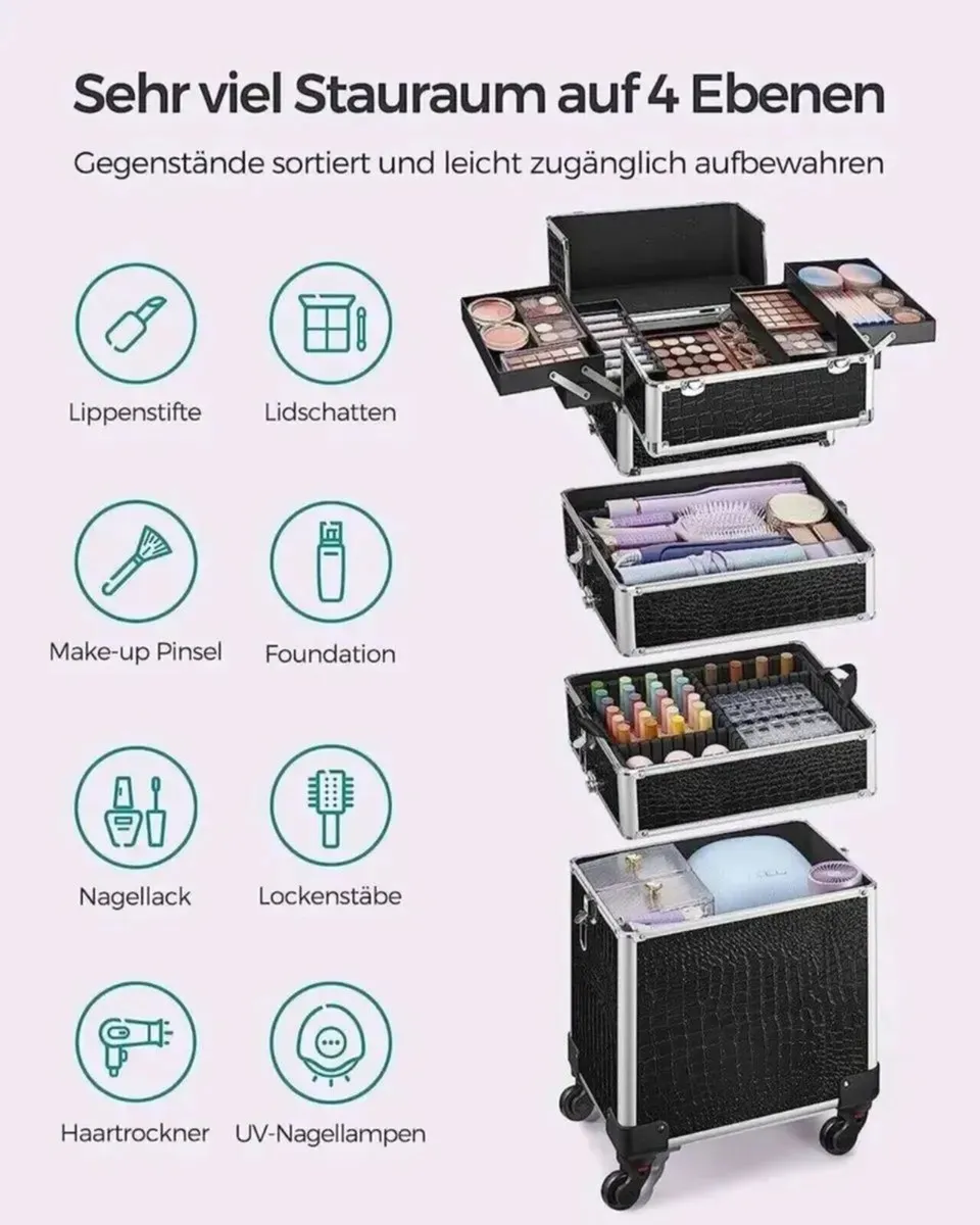 Makeup Trolley Detachable Mini Cases - Image 3