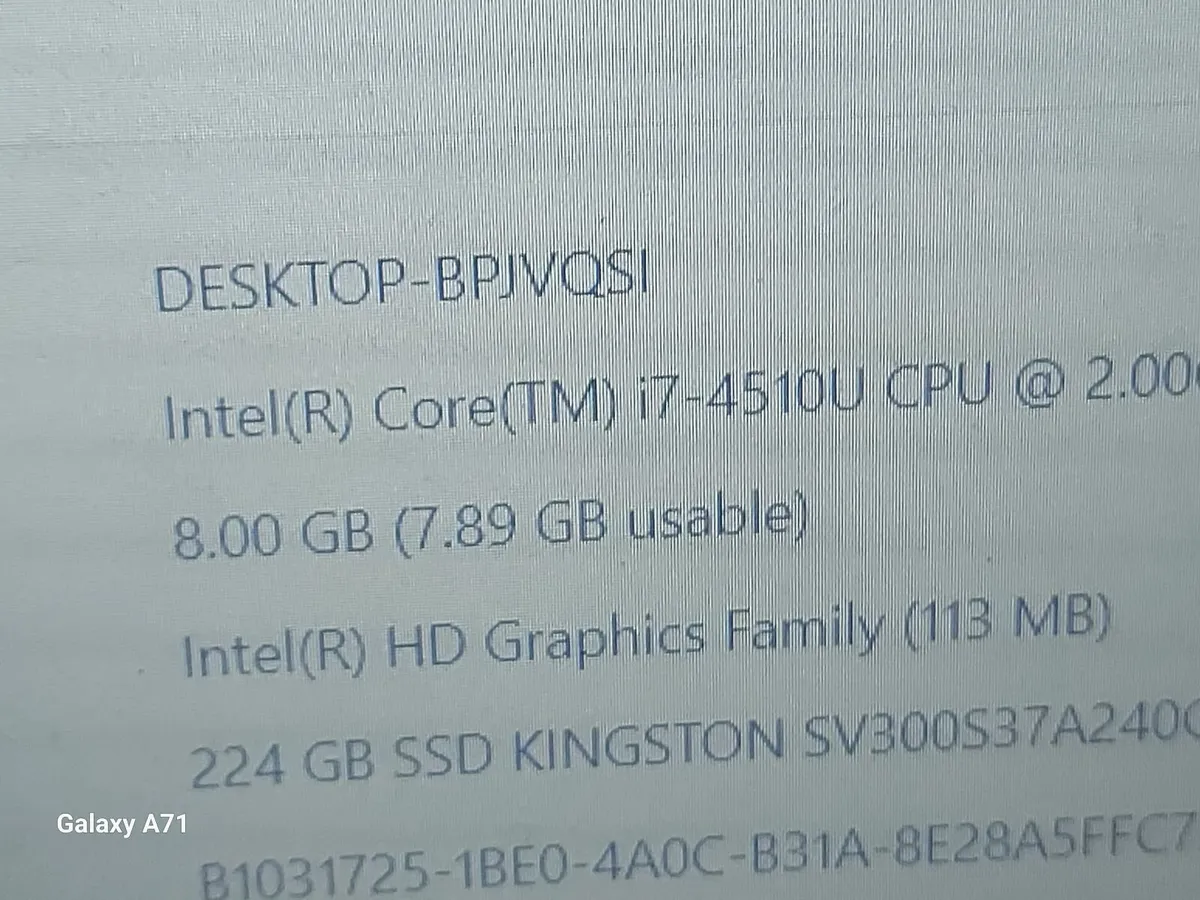 ASUS Notebook PC, Model UX303L, 8GB Ram, 238GB SSD - Image 4