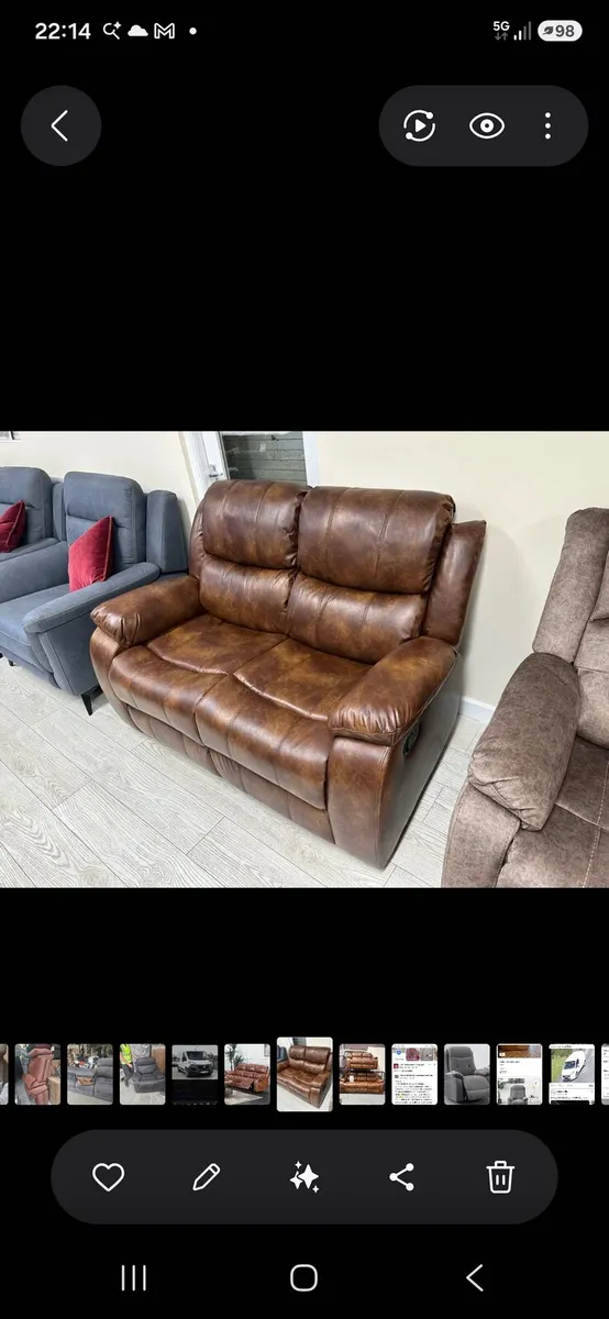 Brand new jasber 2 seater recliner couch reduced - Image 2