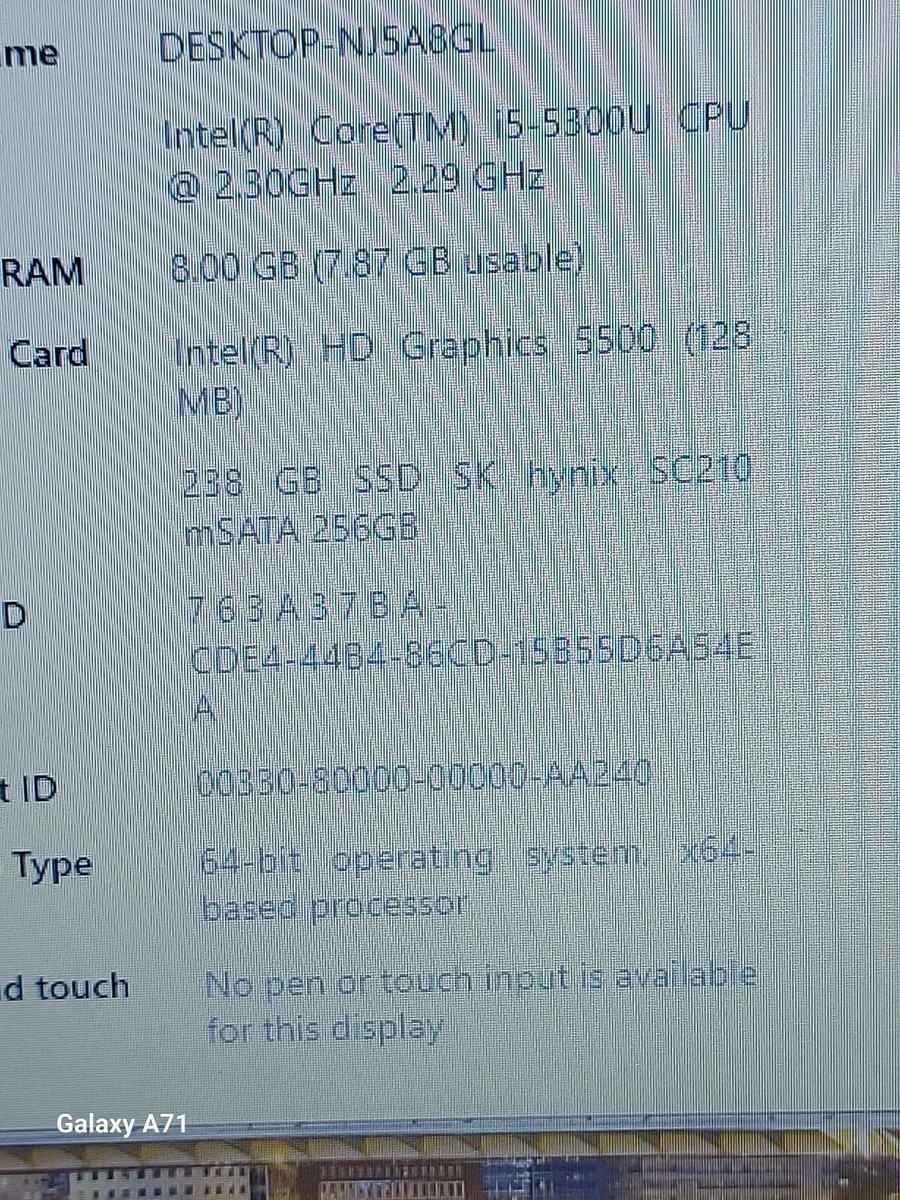 Dell Latitude E7250 Ultrabook, 8GB Ram, 238GB SSD - Image 4