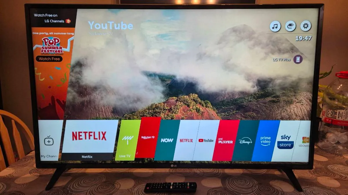 LG 43” 4K UHD Smart TV - Image 1