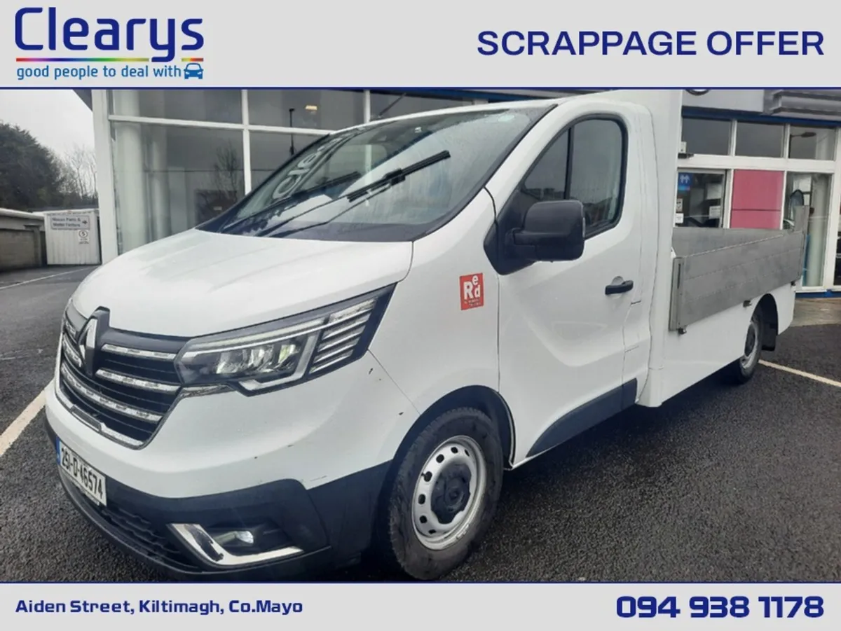 Renault Trafic RED FED 150 3T DROPSIDE - Image 1
